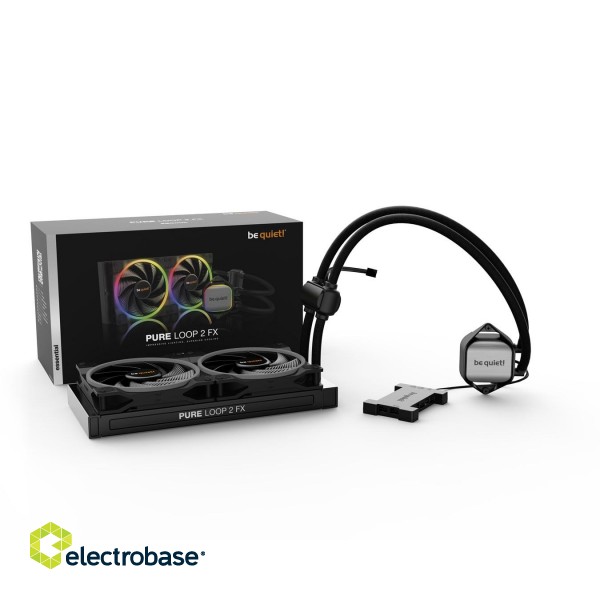 be quiet! Pure Loop 2 FX 280mm Processor All-in-one liquid cooler 14 cm Black 1 pc(s) image 4