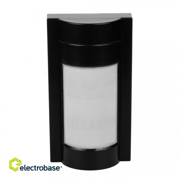 Maclean MCE385 PIR Motion Detector Range up to 12m Indoor Outdoor Dusk to Dawn Sensor 1200W IP65 Black image 1