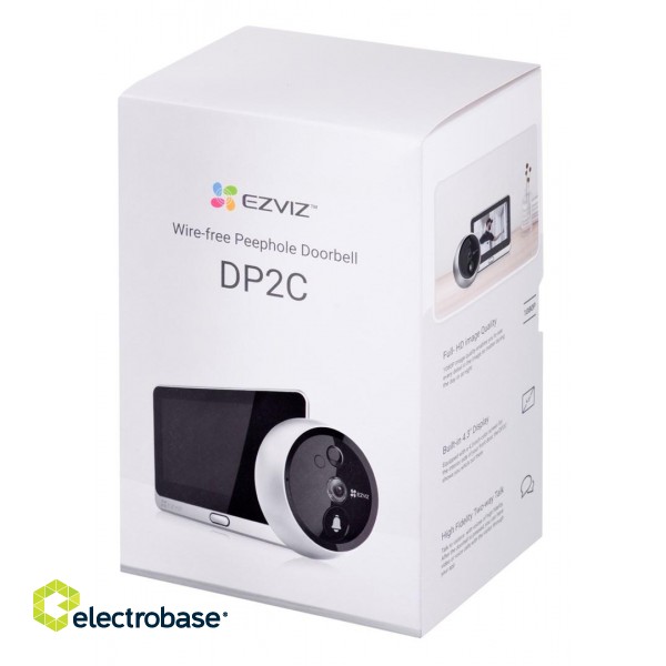 WIRELESS WIFI DOORBELL WITH VIEWFINDER EZVIZ DP2C CS-DP2C image 5