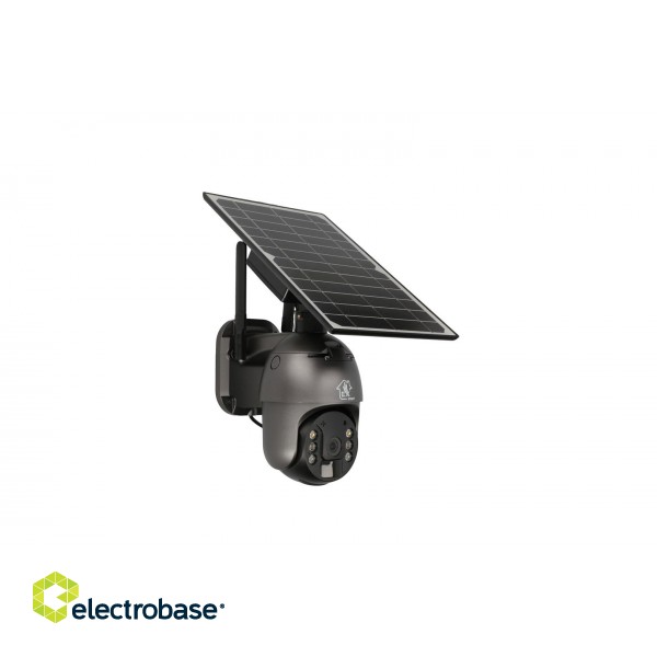 Extralink 3G/4G/LTE camera Mystic 4G PTZ with solar panel 8W, 1080p, IP66, 4x 18650 battery image 7