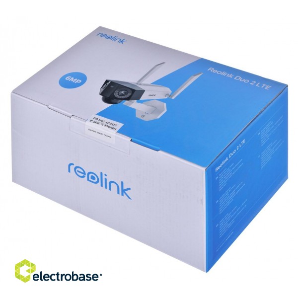 IP Camera REOLINK DUO 2 LTE wireless WiFi with battery and dual lens White image 10