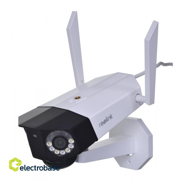 IP Camera REOLINK DUO 2 LTE wireless WiFi with battery and dual lens White image 3