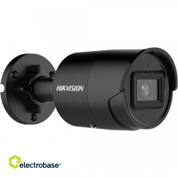 Hikvision IP camera DS-2CD2043G2-IU(2.8mm)(BLACK) AcuSense bullet camera, 4MP resolution, sensor: 1/3"