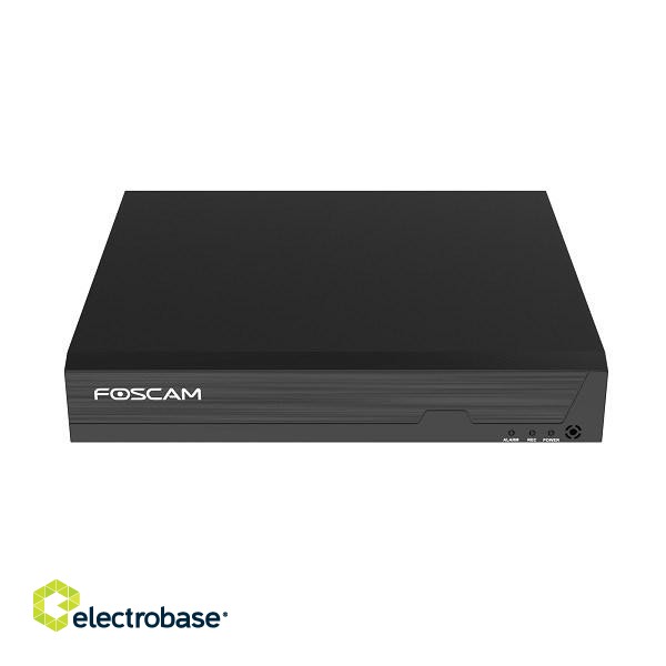 Network video recorder FOSCAM FN9108HE 8-channel 5MP POE NVR Black image 1