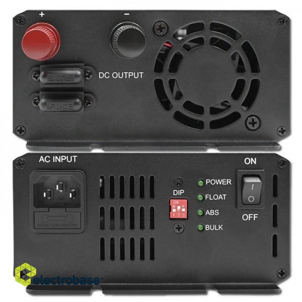 Qoltec 51956 Smart Monolith charger for LiFePO4 AGM GEL SLA batteries | 40A | 12V image 10