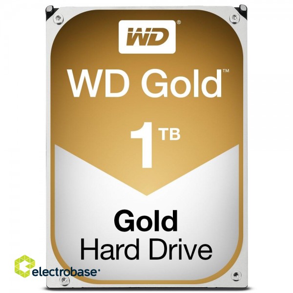 Western Digital Gold 3.5" 1000 GB Serial ATA III paveikslėlis 1