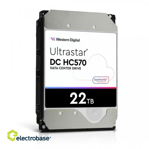 WESTERN DIGITAL HDD ULTRASTAR 22TB SAS 0F48052 paveikslėlis 3