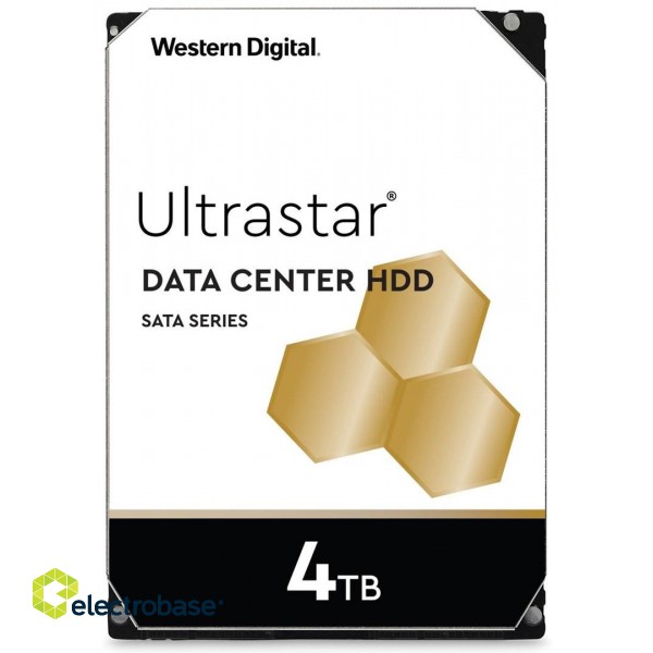 Western Digital Ultrastar 7K6 3.5" 4000 GB Serial ATA III paveikslėlis 2