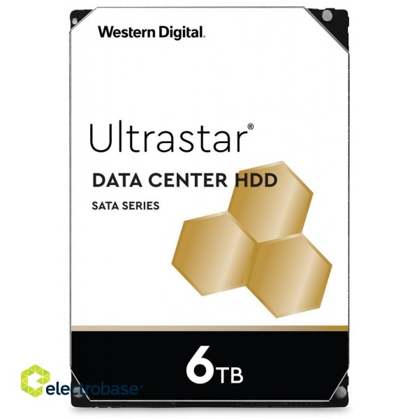 Western Digital Ultrastar 7K6 3.5" 6000 GB Serial ATA III paveikslėlis 2