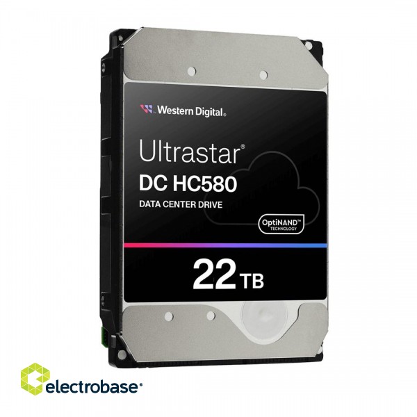 Western Digital Ultrastar DC HC580 3.5" 22 TB Serial ATA paveikslėlis 3