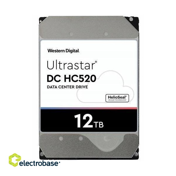 Western Digital Ultrastar He12 3.5" 12000 GB Serial ATA III paveikslėlis 2