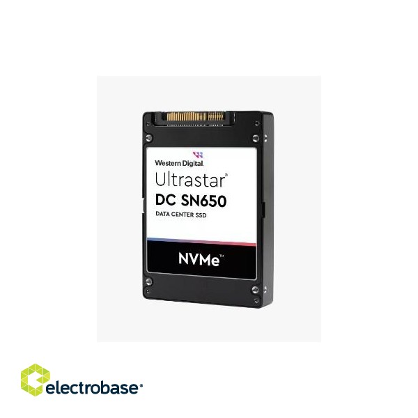 SSD Western Digital Ultrastar DC SN650 7.68TB U.3 NVMe PCIe 4.0 WUS5EA176ESP5E1 (1 DWPD) SE image 1