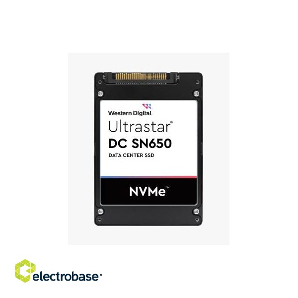 SSD Western Digital Ultrastar DC SN650 7.68TB U.3 NVMe PCIe 4.0 WUS5EA176ESP5E1 (1 DWPD) SE image 2