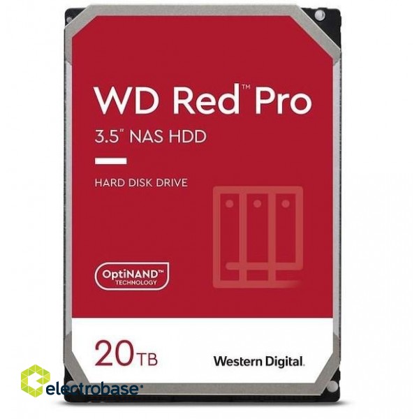 Hard drive HDD Western Digital WD Red Pro 20 TB WD201KFGX фото 1