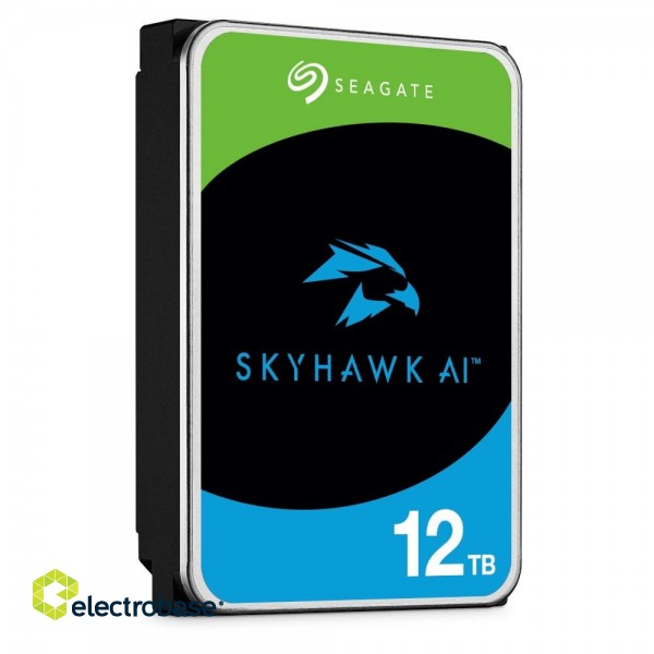 Seagate Surveillance HDD SkyHawk AI 3.5" 12000 GB Serial ATA III paveikslėlis 2