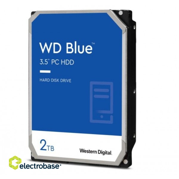 WD Blue 2TB 3.5" SATA HDD WD20EARZ фото 2
