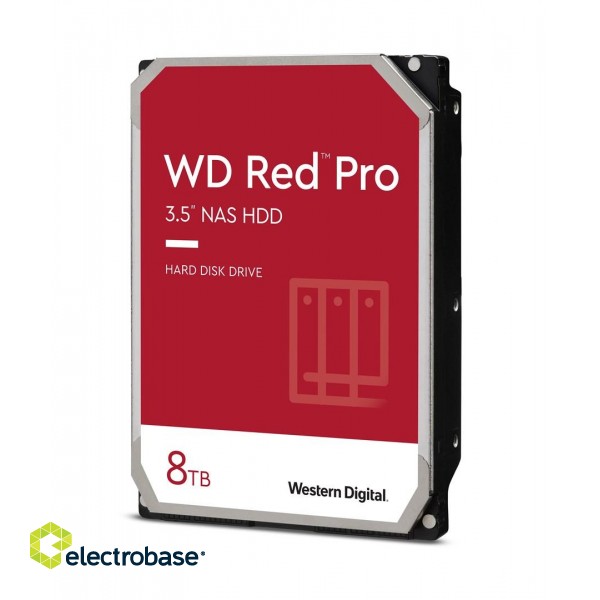 Western Digital Red Pro 3.5" 8000 GB Serial ATA III paveikslėlis 2