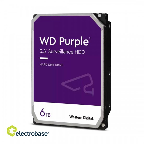 Western Digital WD64PURZ internal hard drive 3.5" 6000 GB Serial ATA III фото 1