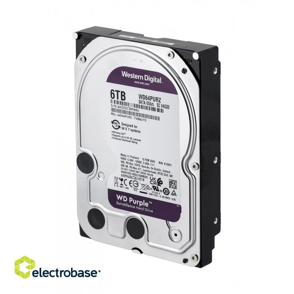 Western Digital WD64PURZ internal hard drive 3.5" 6000 GB Serial ATA III image 2