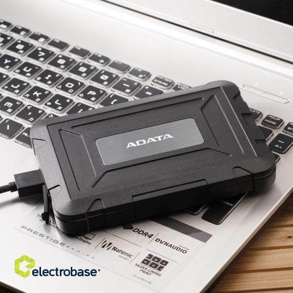 ADATA ED600 HDD/SSD enclosure Black 2.5" фото 3