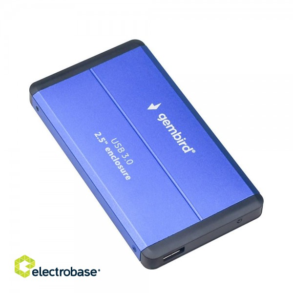 Gembird EE2-U3S-2-B storage drive enclosure 2.5" USB 3.0 HDD enclosure Blue paveikslėlis 1