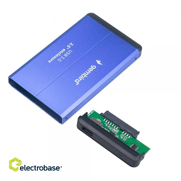 Gembird EE2-U3S-2-B storage drive enclosure 2.5" USB 3.0 HDD enclosure Blue paveikslėlis 4