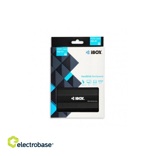 iBox HD-01 HDD enclosure Black 2.5" paveikslėlis 6