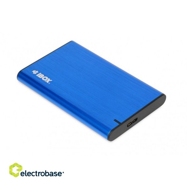 iBox HD-05 HDD/SSD enclosure Blue 2.5" image 1