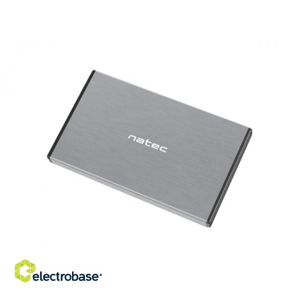 NATEC HDD ENCLOSURE RHINO GO (USB 3.0, 2.5", GREY) фото 1