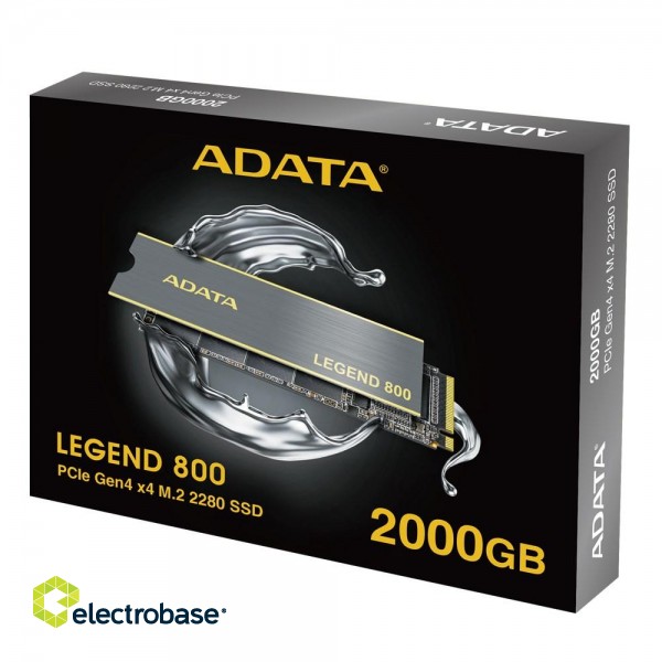 ADATA ALEG-800-2000GCS internal solid state drive M.2 2 TB PCI Express 4.0 3D NAND NVMe paveikslėlis 7