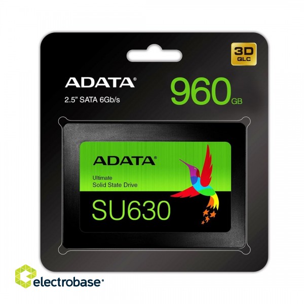 ADATA ULTIMATE SU630 2.5" 960 GB Serial ATA 3D2 QLC фото 6