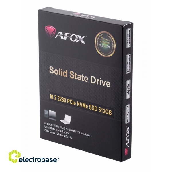 AFOX SSD M.2 PCI-EX4 512GB TLC 1,7 GB/S NVME image 2