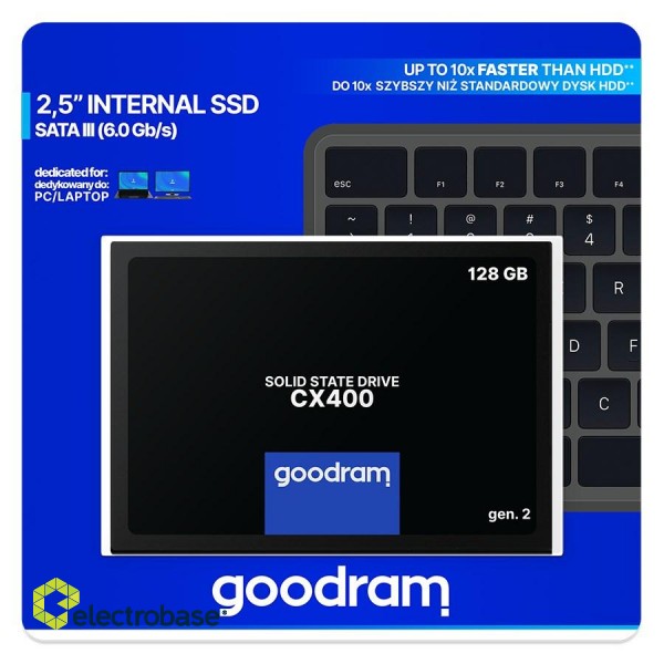 Goodram CX400 gen.2 2.5" 128 GB Serial ATA III 3D TLC  NAND image 3