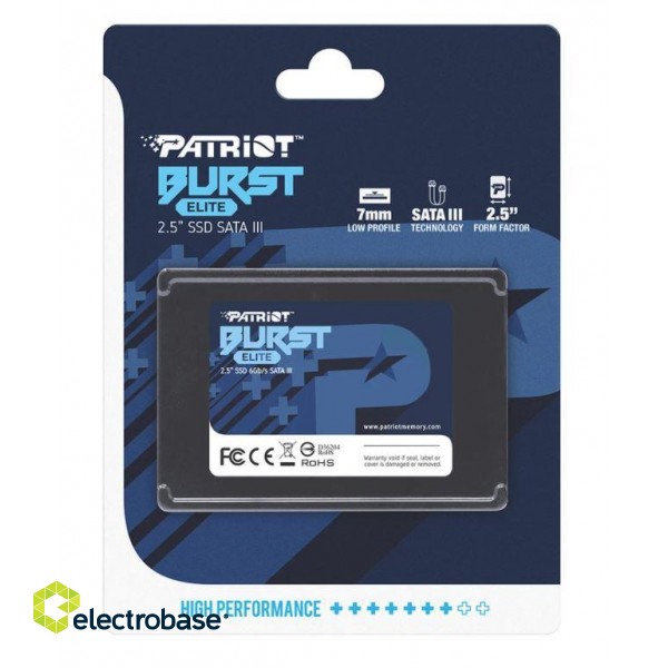 Patriot Memory BURST Elite 2.5" 2.5" 120 GB  Serial ATA III image 1