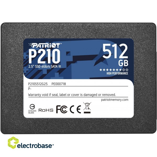 Patriot Memory P210 2.5" 512 GB Serial ATA  III
