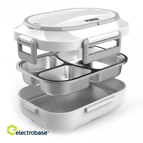 Electric Lunch Box N'oveen LB510 Grey Plus image 2