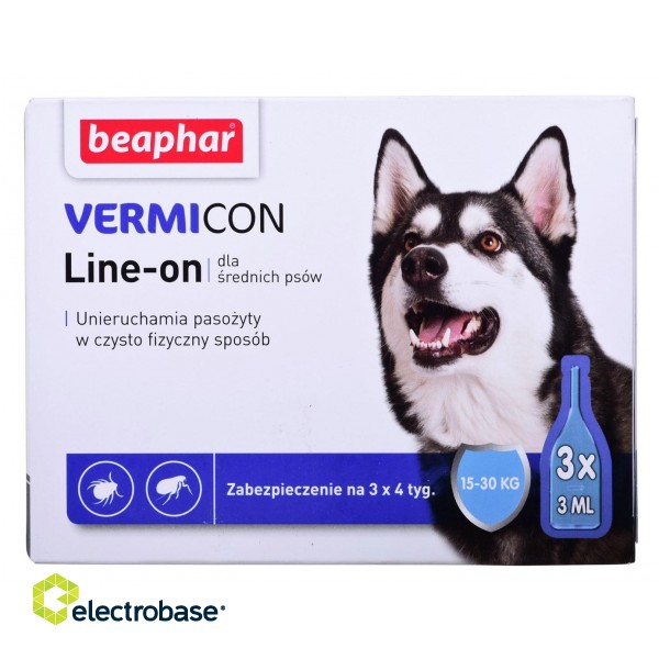 Beaphar parasite drops for dogs - 3x 3ml paveikslėlis 1