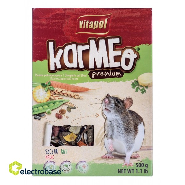 VITAPOL Karmeo Premium - rat food - 500g фото 1