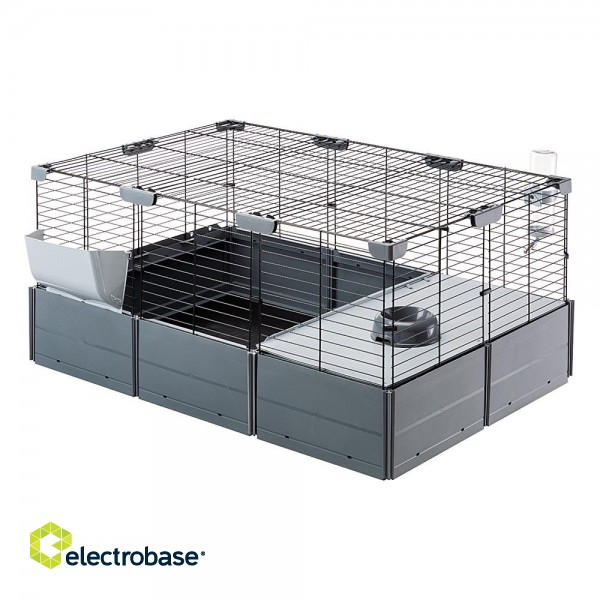 FERPLAST Multipla - Modular cage for rabbit or guinea pig - 107.5 x 72 x 50 cm image 4