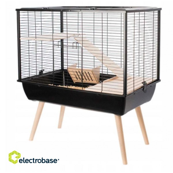 Zolux Cage Neo Muki Large Rodents H58, black