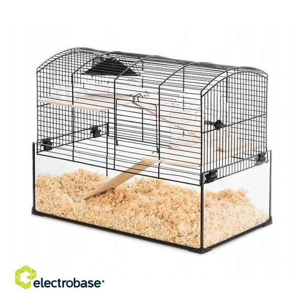 ZOLUX Cage Neo Panas Little with glass cuvette, black