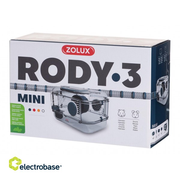 ZOLUX Rody 3 Mini Cage - Blue paveikslėlis 2