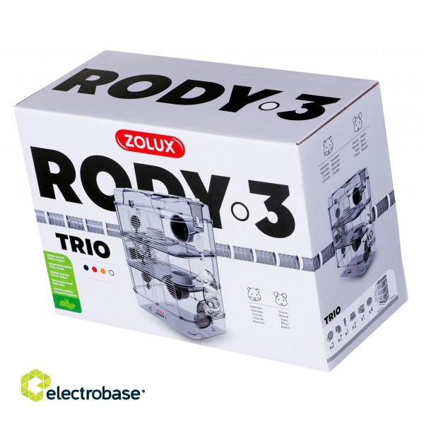 ZOLUX Rody3 Trio White - cage for rodents - 1 piece image 3