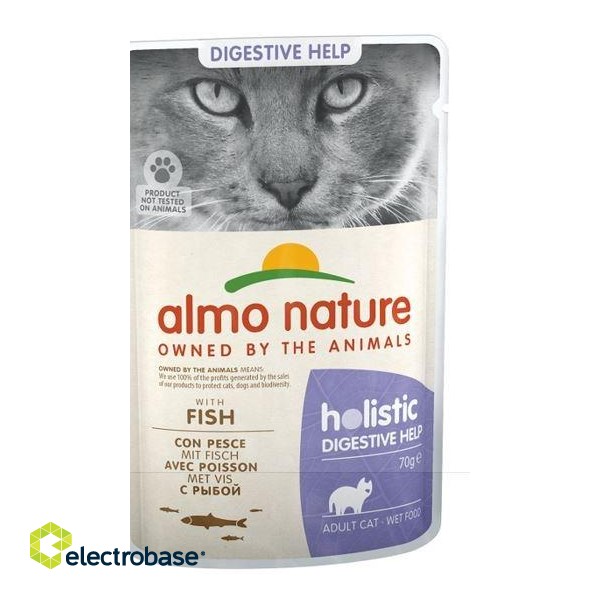 Almo Nature Functional sensitive with fish - wet food for adult cats with problems of sensitivity and hypersensitivity of the intestines - 70 g