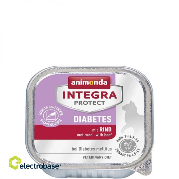 ANIMONDA Integra Protect Diabetes for cats flavour: beef - 100g