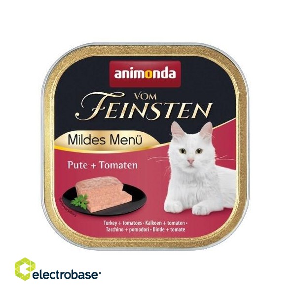 ANIMONDA vom Feinsten Mildes Menu Turkey with tomatoes - wet cat food - 100 g