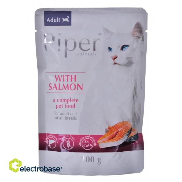 DOLINA NOTECI Piper with salmon - wet cat food - 100 g image 1