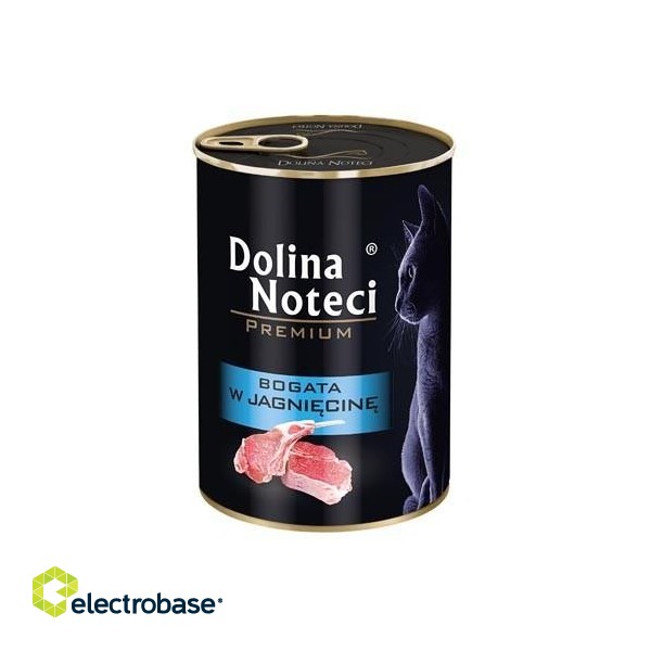 Dolina Noteci Premium rich in lamb - wet cat food - 400g