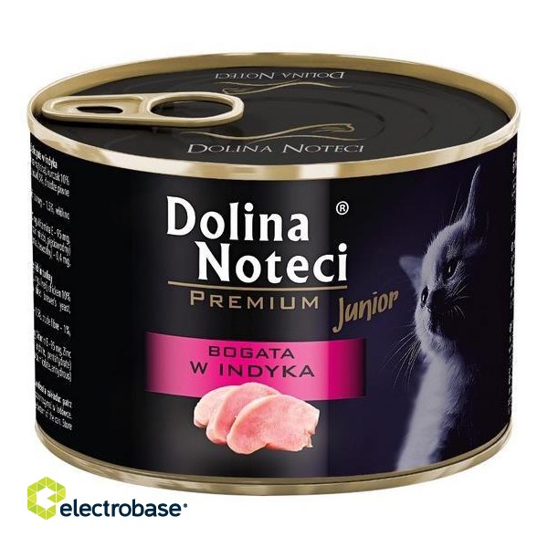 Dolina Noteci Premium Junior rich in turkey - wet cat food - 185g