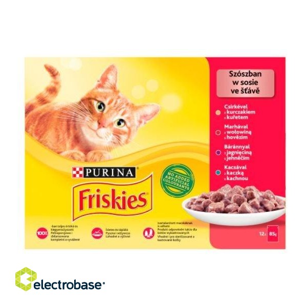 Friskies Mix meat - wet cat food - 12 x 85 g фото 2